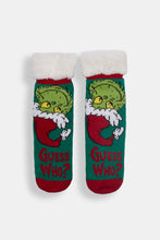 Chaussettes de lecture à doublure sherpa Le Grincheux Who thumbnail 1