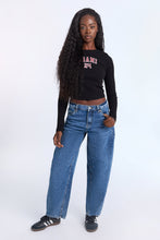 AERO Mid Rise Barrel Jeans thumbnail 3