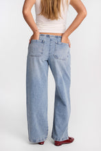 AERO Mid Rise Pull-On Baggy Denim Pants thumbnail 2