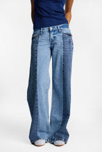 AERO Super Low Rise Two-Tone Ultra-Wide Leg Jeans thumbnail 1