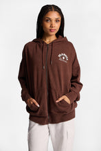 Peanuts Snoopy Graphic Washed Oversized Zip-Up Hoodie thumbnail 3