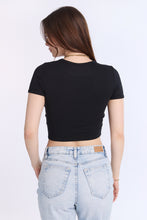 T-shirt ajusté en tricot côtelé AERO thumbnail 3