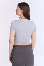 T-shirt ajusté en tricot côtelé AERO thumbnail 8