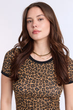 AERO Ribbed Knit Graphic Ringer Baby Tee thumbnail 10