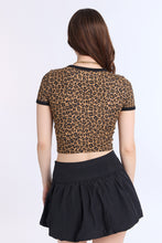 AERO Ribbed Knit Graphic Ringer Baby Tee thumbnail 13