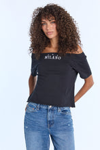 AERO Graphic Off-Shoulder Short Sleeve Tee thumbnail 2