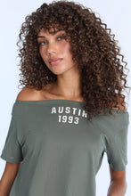 AERO Graphic Off-Shoulder Short Sleeve Tee thumbnail 12