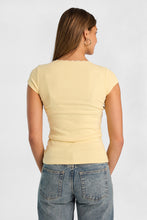 AERO Lace Trim Short Sleeve Sweetheart Neck Top thumbnail 15