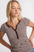 AERO Short Sleeve Longline Henley Tee thumbnail 7