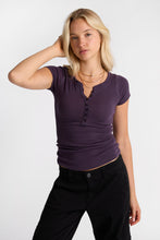 AERO Short Sleeve Longline Henley Tee thumbnail 16