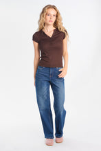AERO Ribbed Knit Henley Top thumbnail 9