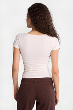 AERO Super Soft Square Neck Ruched Sides Tee thumbnail 7