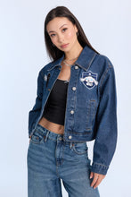 Hello Kitty Cinnamoroll Embroidered Denim Jacket thumbnail 3