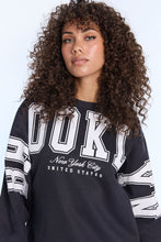 AERO Graphic Oversized Crew Neck Sweatshirt thumbnail 7