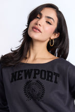 AERO Graphic Off-Shoulder Sweatshirt thumbnail 9