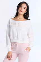AERO Graphic Off-Shoulder Sweatshirt thumbnail 15