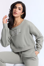 AERO Graphic Off-Shoulder Sweatshirt thumbnail 5