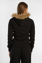AERO Zip-Up Slim Hoodie With Faux-Fur Trim Hood thumbnail 3