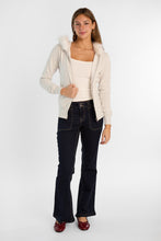 AERO Zip-Up Slim Hoodie With Faux-Fur Trim Hood thumbnail 8