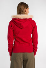 AERO Zip-Up Slim Hoodie With Faux-Fur Trim Hood thumbnail 11