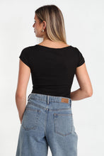 AERO Super Soft Short Sleeve Boat Neck Bodysuit thumbnail 3