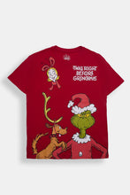 T-shirt coupe garçonne imprimé The Night Before Grinchmas thumbnail 1