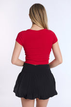 Hello Kitty Heart Glitter Graphic Baby Tee thumbnail 3