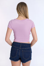 Kuromi Rhinestones Graphic Baby Tee thumbnail 3