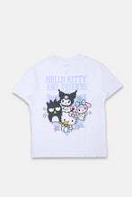 Hello Kitty And Friends Crest Graphic Boyfriend Tee thumbnail 1