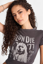 Blondie New York City Feb 3 '77 Graphic Short Sleeve Baby Tee thumbnail 2