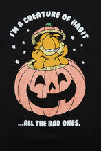 Garfield Halloween Glitter Graphic Boyfriend Tee thumbnail 2