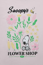 Peanuts Snoopy 's Flowershop Graphic Boyfriend Tee thumbnail 2