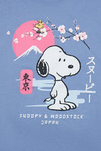 Peanuts Snoopy & Woodstock Japan Graphic Relaxed Boyfriend Tee thumbnail 2