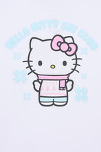 T-shirt coupe garçonne imprimé Hello Kitty Ski Club thumbnail 2
