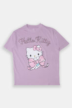 Hello Kitty Glitter Graphic Boyfriend Tee thumbnail 1