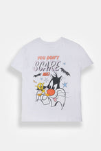 Looney Tunes Halloween Graphic Boyfriend Tee thumbnail 1