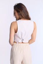 Linen-Blend Tailored Vest thumbnail 10