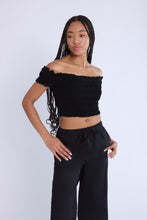 Off-Shoulder Smocked Top thumbnail 9