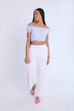 Off-Shoulder Smocked Top thumbnail 16