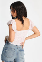 Flutter Sleeve Smocked Babydoll Top thumbnail 11