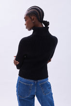 Ribbed Long Sleeve Turtleneck Sweater thumbnail 5