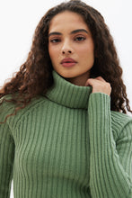Ribbed Long Sleeve Turtleneck Sweater thumbnail 15