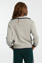 Graphic Quarter-Zip Polo Sweater thumbnail 8