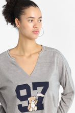 Graphic Notch Neck Sweater thumbnail 2