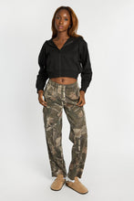 Pull à capuche coupe midi zippé thumbnail 5