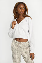 Pull à capuche coupe midi zippé thumbnail 6