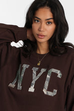 Graphic Oversized Crew Neck Sweatshirt thumbnail 7