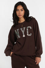 Graphic Oversized Crew Neck Sweatshirt thumbnail 6