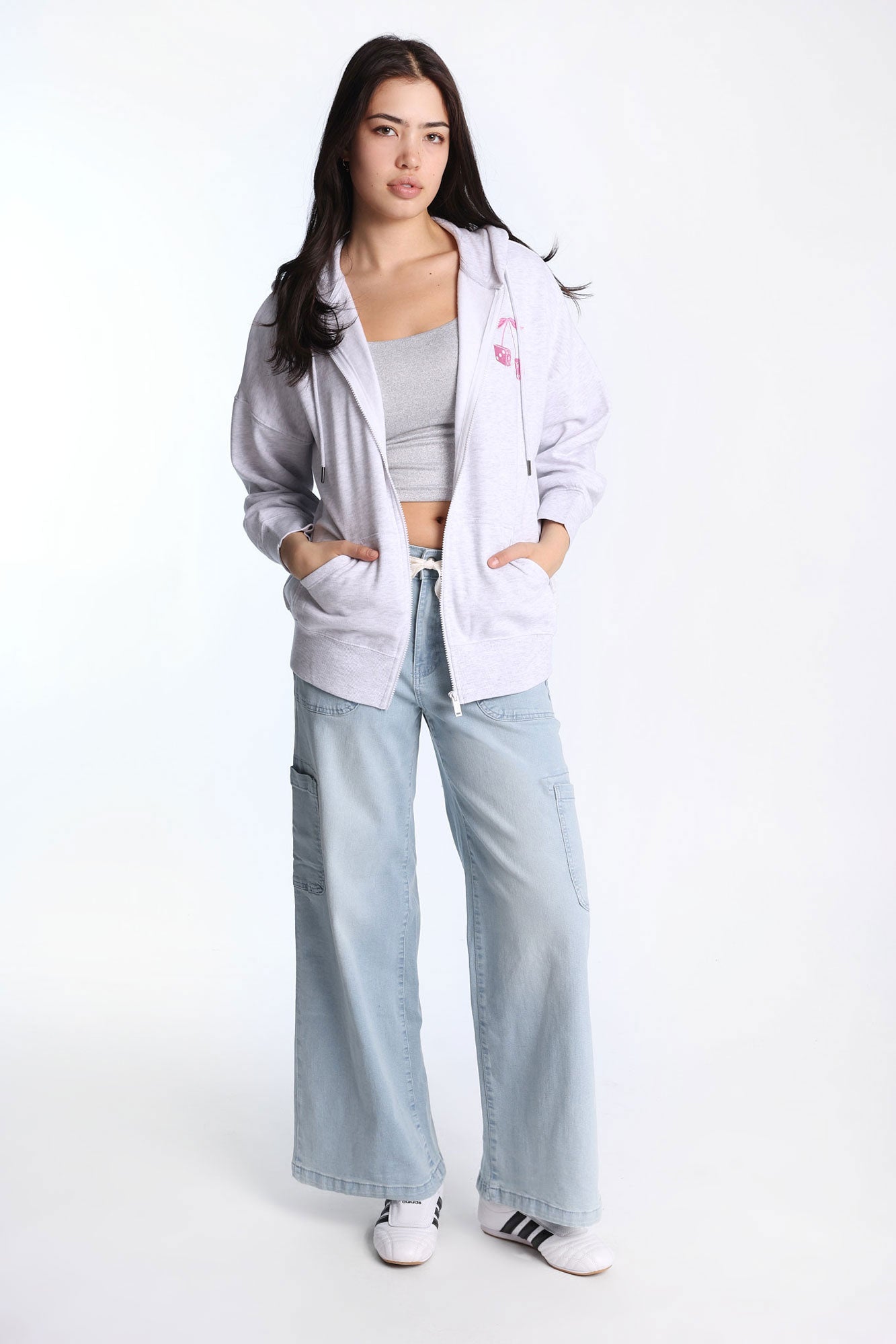 Oversized Zip-Up Hoodie