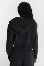Washed Midi Zip-Up Hoodie thumbnail 3